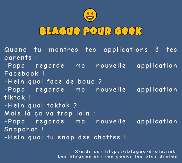 Quand tu montres tes applications à tes...