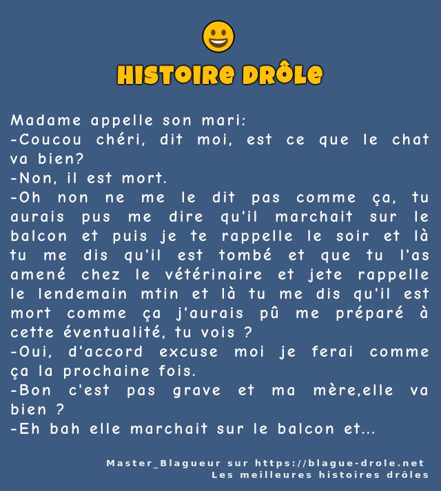 Madame appelle son mari: