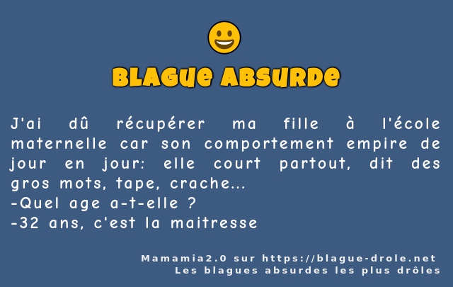 J'ai dû récupérer ma fille à l'école...