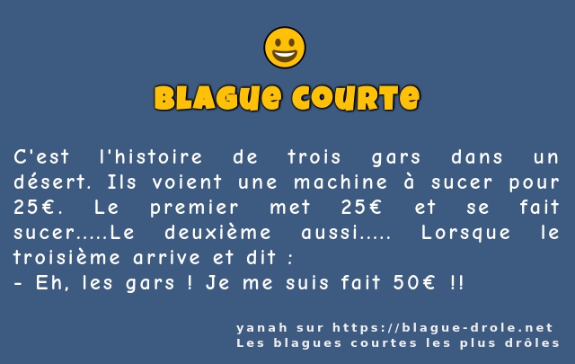 C'est l'histoire de trois gars dans un...