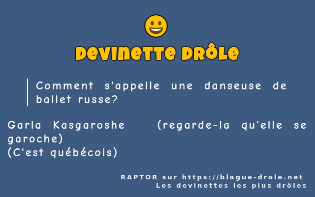 Comment s'appelle une danseuse de ballet...
