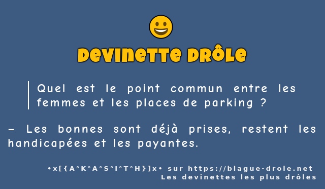 Quel est le point commun entre les femmes et...