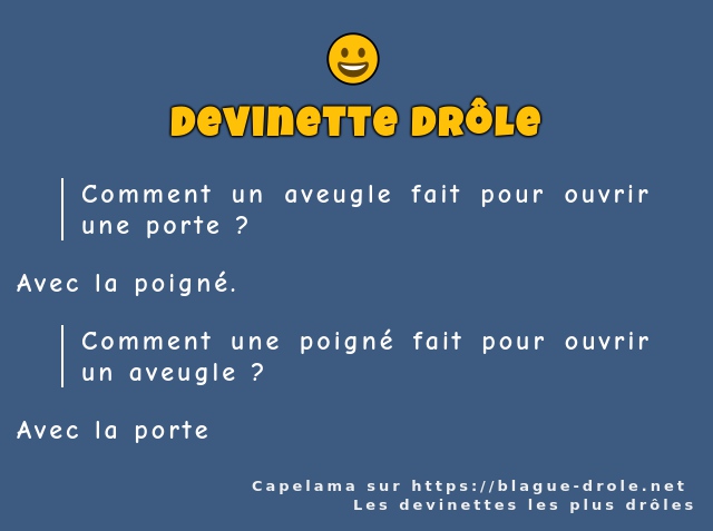 Comment un aveugle fait pour ouvrir une...
