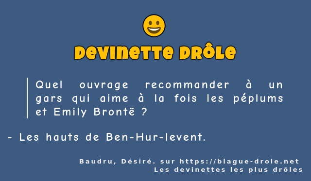 Quel ouvrage recommander à un gars qui aime...