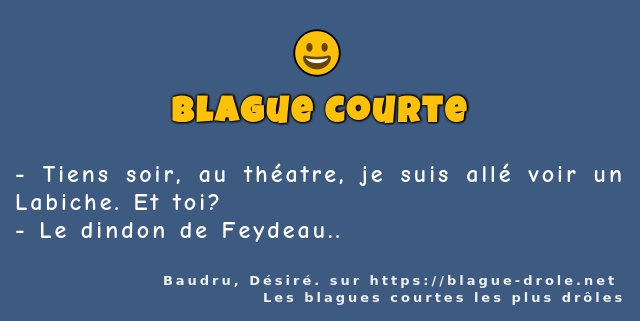 Tiens soir, au théatre, je suis allé voir un...