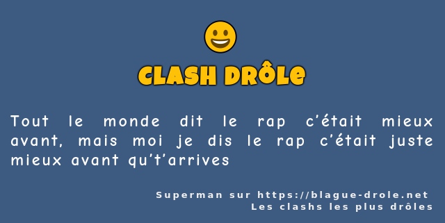 Tout le monde dit le rap c’était mieux...