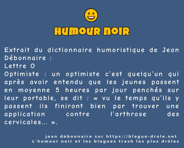 Extrait du dictionnaire humoristique de Jean...