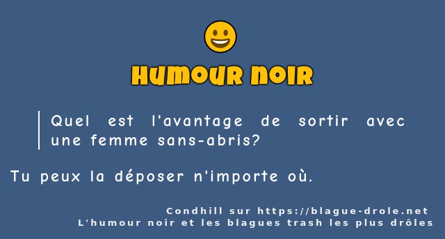 Quel est l'avantage de sortir avec une femme...