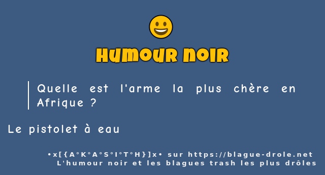 Quelle est l'arme la plus chère en Afrique ? 