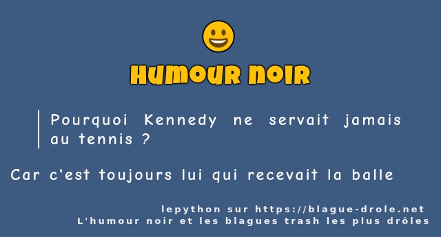 Pourquoi Kennedy ne servait jamais au tennis...