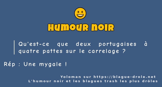 Qu'est-ce que deux portugaises à quatre...