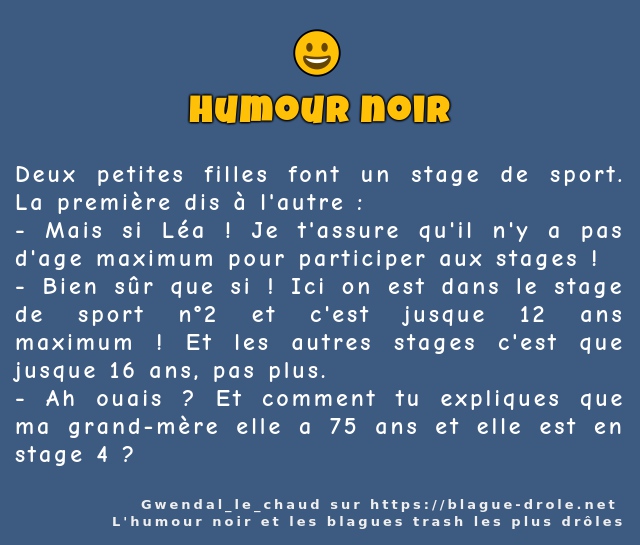 Deux petites filles font un stage de sport....