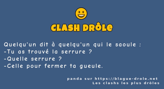 Quelqu'un dit à quelqu'un qui le saoule :