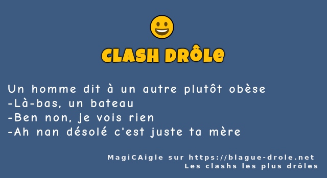 Un homme dit à un autre plutôt obèse