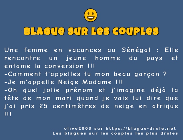 Une femme en vacances au Sénégal : Elle...
