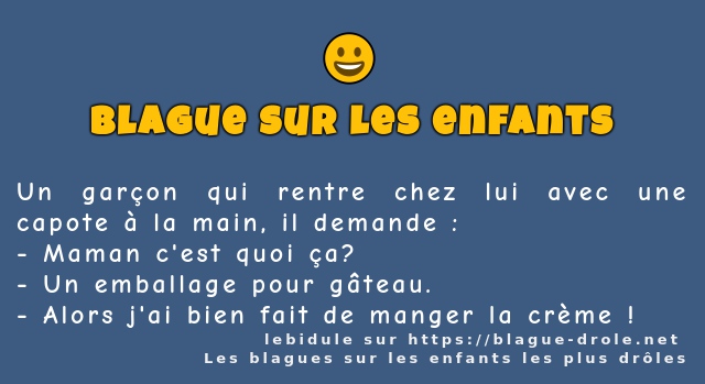 Un garçon qui rentre chez lui avec une...