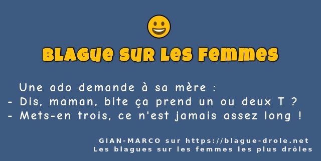   Une ado demande à sa mère :