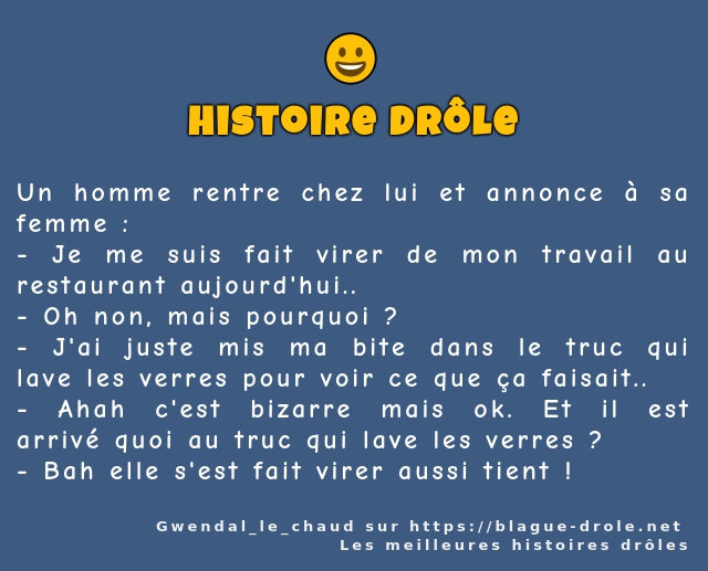 Un homme rentre chez lui et annonce à sa...