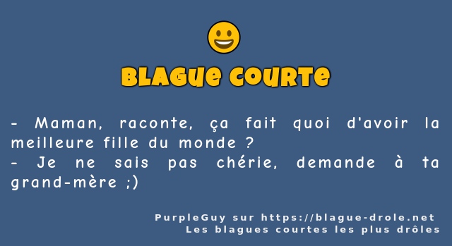 Maman, raconte, ça fait quoi d'avoir la...