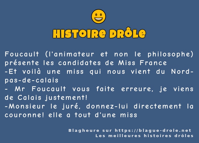 Foucault (l'animateur et non le philosophe)...