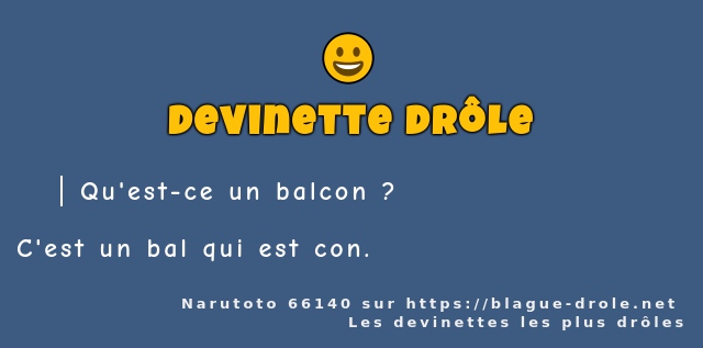 Qu'est-ce un balcon ?
