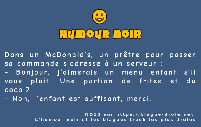 Dans un McDonald’s, un prêtre pour passer sa...