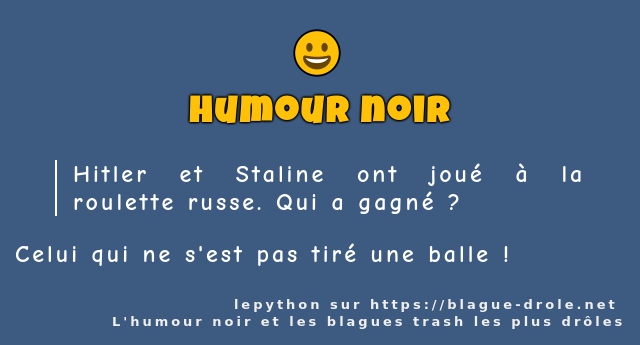 Hitler et Staline ont joué à la roulette...