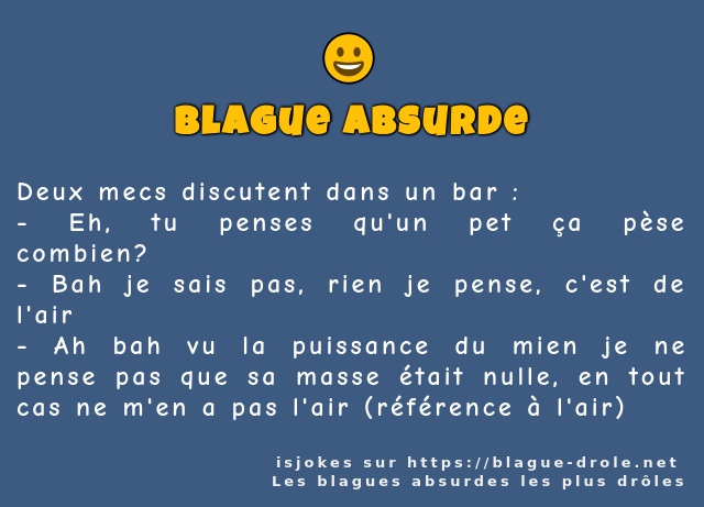 Deux mecs discutent dans un bar :