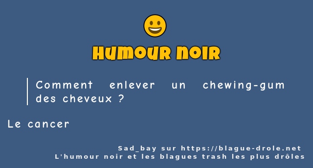 Comment enlever un chewing-gum des cheveux ?