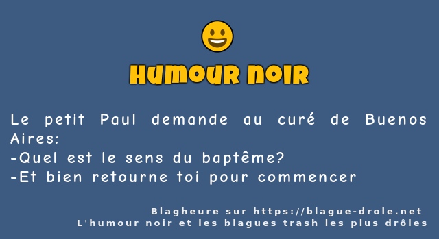 Le petit Paul demande au curé de Buenos...