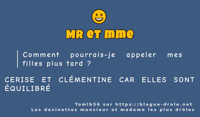 Comment pourrais-je appeler mes filles plus...