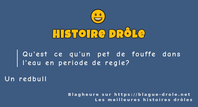 Qu'est ce qu'un pet de fouffe dans l'eau en...