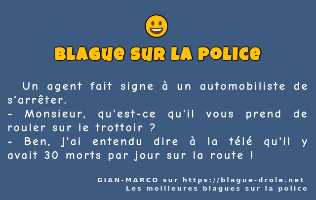  Un agent fait signe à un automobiliste...