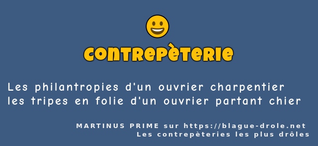 Les philantropies d'un ouvrier charpentier