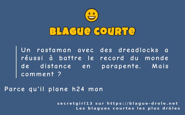 Un rastaman avec des dreadlocks a réussi à...