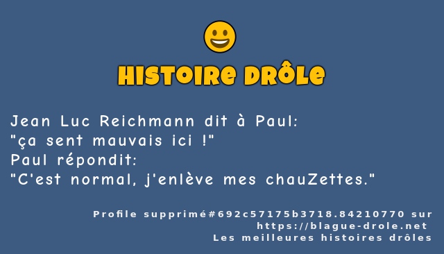 Jean Luc Reichmann dit à Paul: