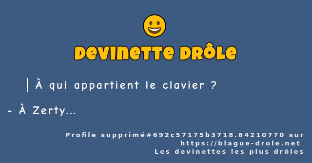 À qui appartient le clavier ?