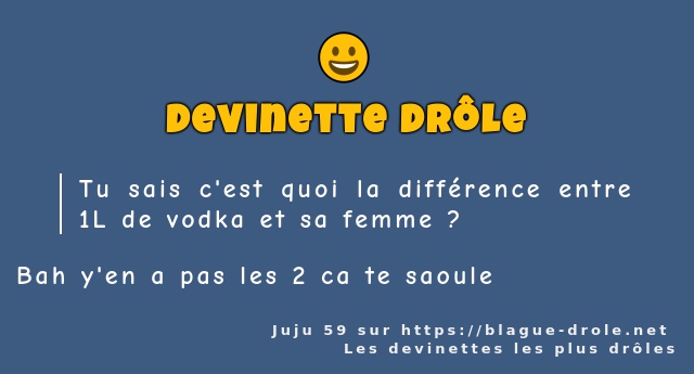 Tu sais c'est quoi la différence entre 1L de...