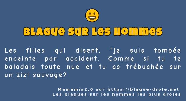 Les filles qui disent, je suis tombée...