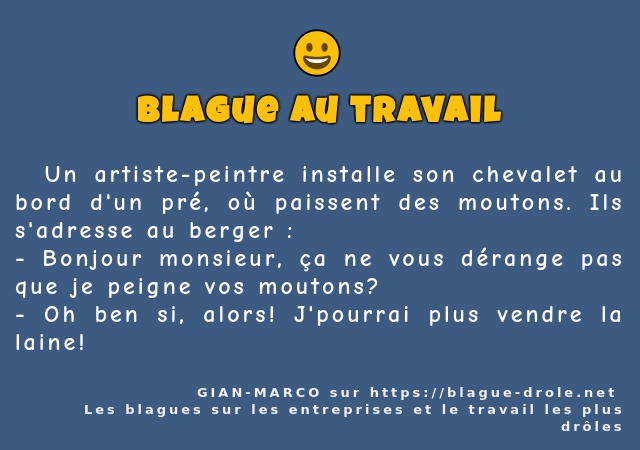  Un artiste-peintre installe son chevalet...