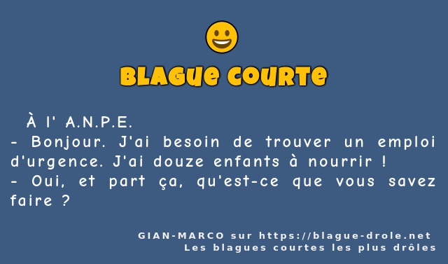   À l' A.N.P.E.