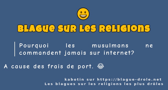 Pourquoi les musulmans ne commandent jamais...