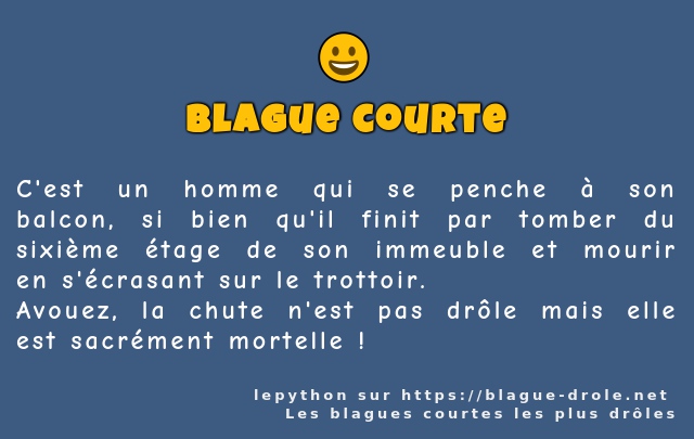 C'est un homme qui se penche à son balcon,...