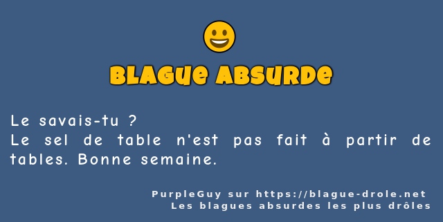 Le savais-tu ? 