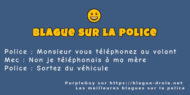 Police : Monsieur vous téléphonez au volant 