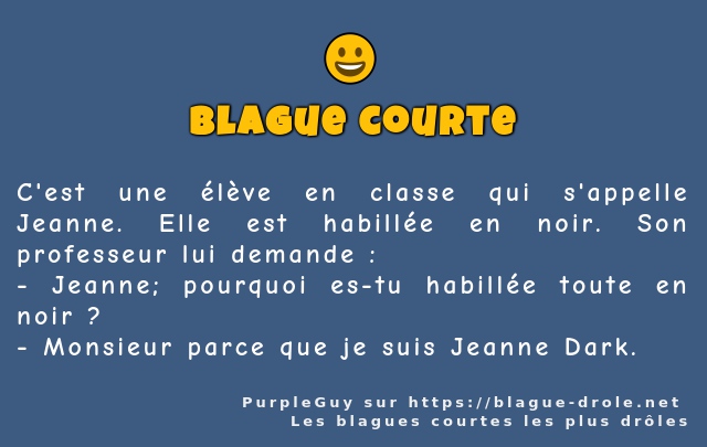 C'est une élève en classe qui s'appelle...