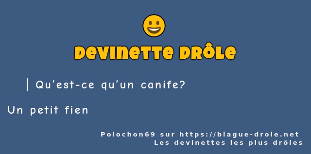 Qu’est-ce qu’un canife?