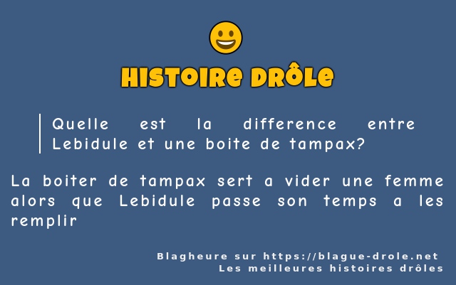 Quelle est la difference entre Lebidule et...