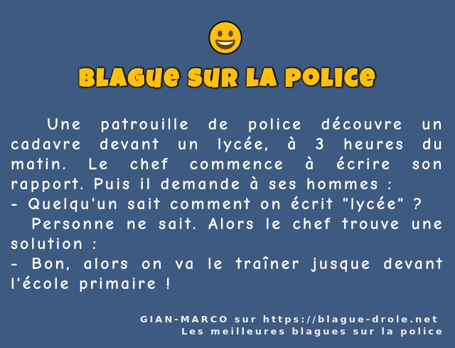   Une patrouille de police découvre un...