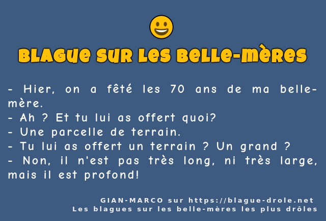 Hier, on a fêté les 70 ans de ma belle-mère.